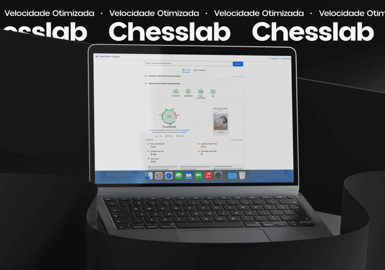Notebook exibindo a análise de performance de uma loja virtual